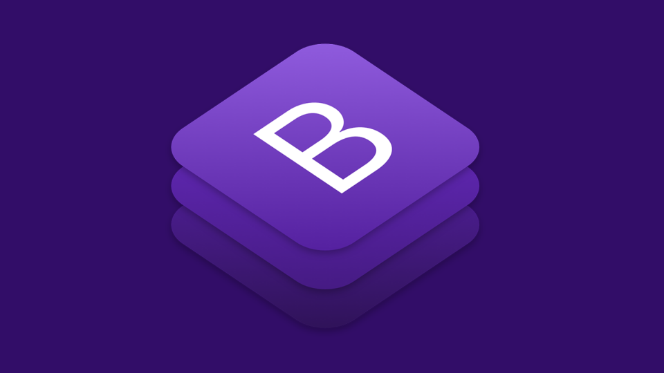 A banner containing Bootstrap logo
